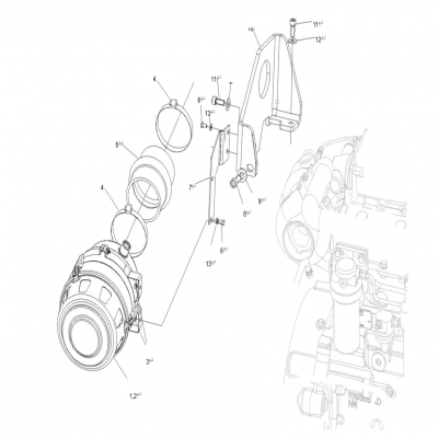 Air Cleaner 空氣濾清器 40MDDCA-  55MDDCB-  65MDDCC-  80MDDCD-  99MDDCE-  40MDDCF-  50MDDCG-  65MDDCH-  80MDDCJ-  35MDDCK-  40MDDCL- 55MDDCM-  65MDDCN-  80MDDCP-  99MDDCR-  55MDDCS